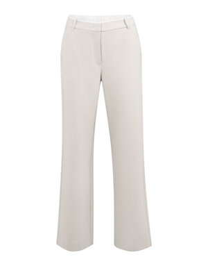 Yaya Yaya Soft Wide Leg Pant Grey Mel.