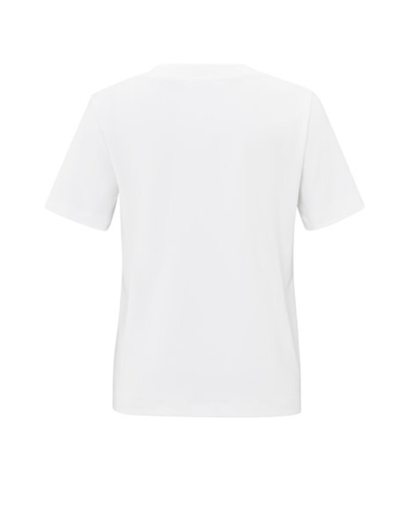 Yaya Yaya T-shirt Basis KM V-Neck white