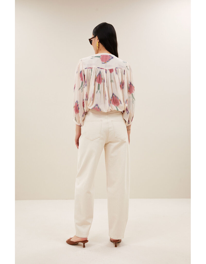 By-Bar By-Bar Becky Ikat blouse Spring