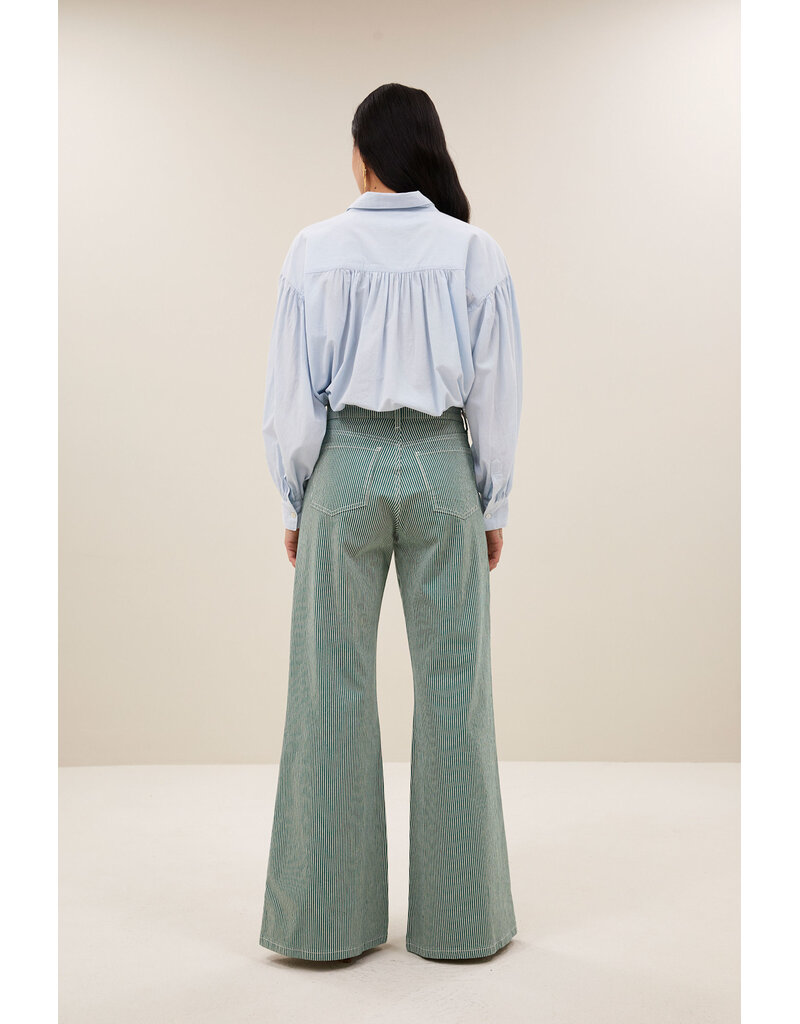 By-Bar By-Bar Femme Stripe Pant Green