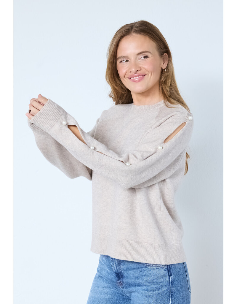 Co 'Couture Rowan Pearl Knit Bone