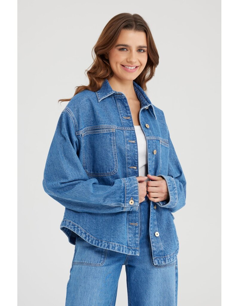 COJ Denim COJ Tamara Blouse Med. Blue