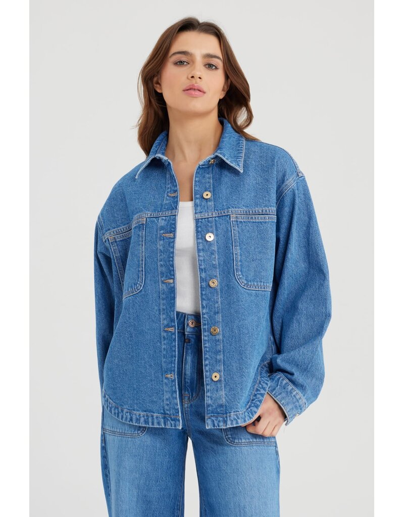 COJ Denim COJ Tamara Blouse Med. Blue