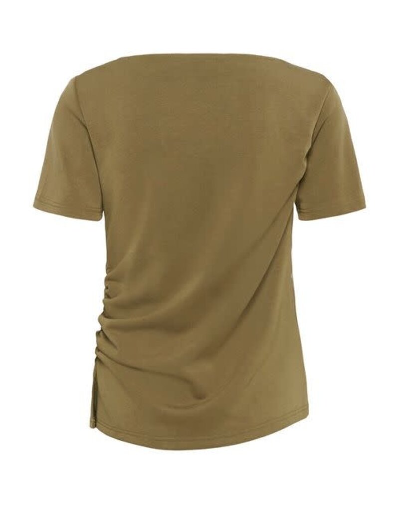 My Essential Wardrobe MEW Helle Asym Tee Capers