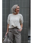 Feel Fashion Feel Trui km Streep Beige/OW