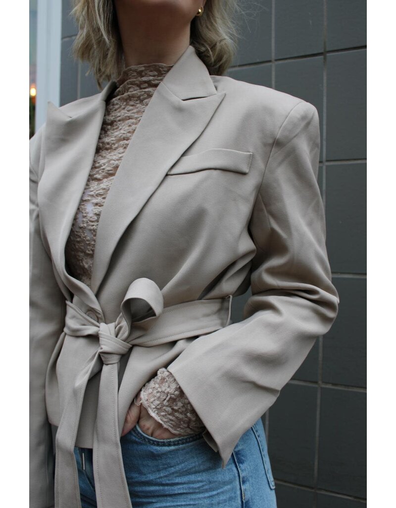 Feel Fashion Feel Blazer Odilia Strik Beige