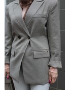 Feel Fashion Feel Blazer Ruit Bruin