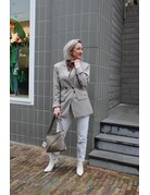 Feel Fashion Feel Blazer Ruit Bruin