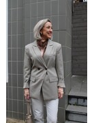 Feel Fashion Feel Blazer Ruit Bruin