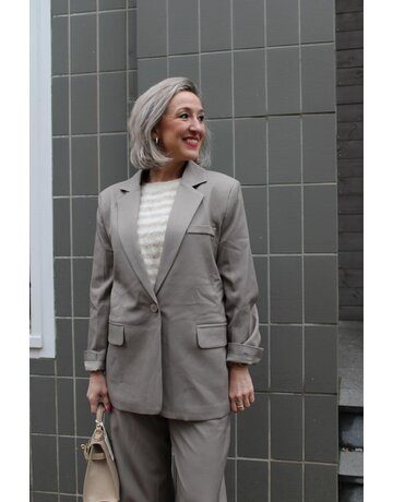 Feel Fashion Feel Blazer Taupe
