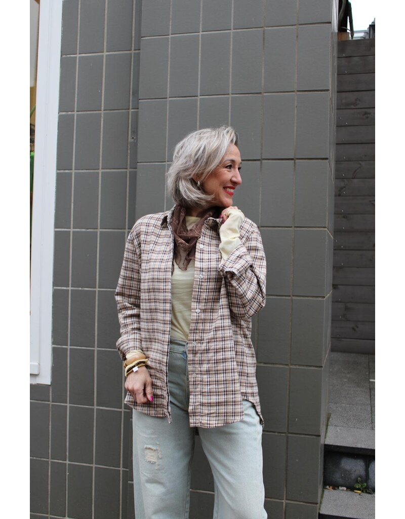 Feel Fashion Feel Blouse Ruit Beige