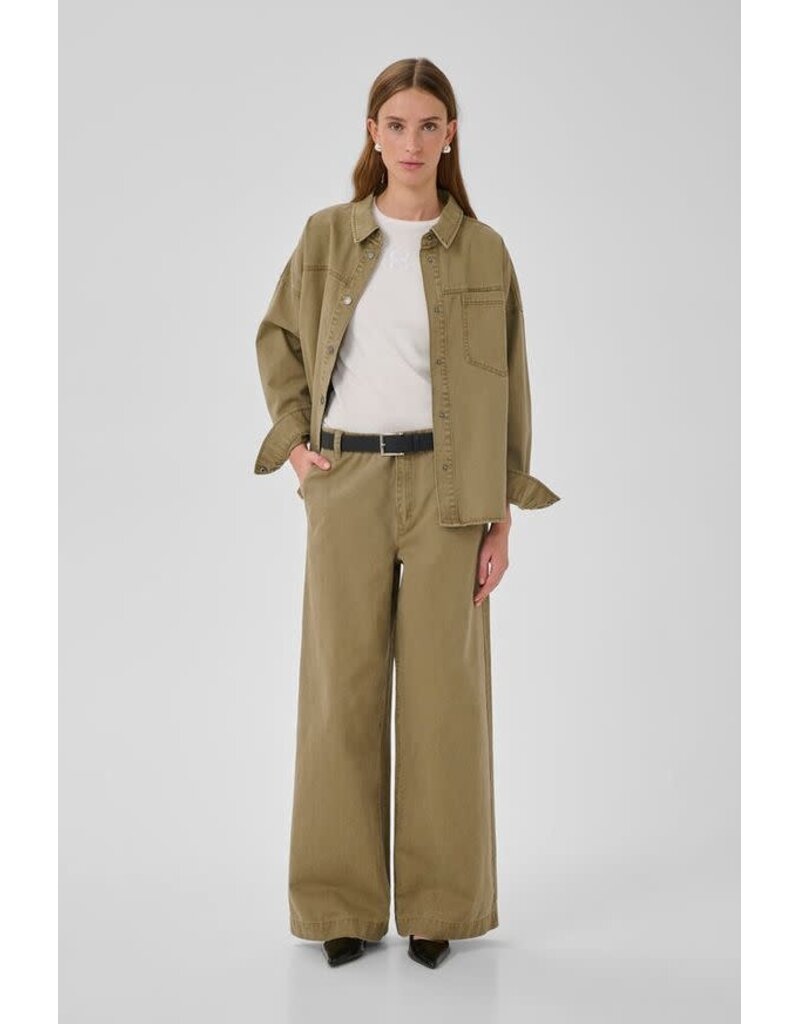 My Essential Wardrobe MEW Lisva Mid X- Wide Capers/Green