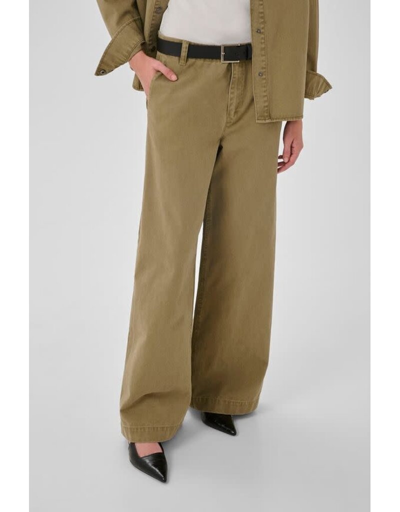 My Essential Wardrobe MEW Lisva Mid X- Wide Capers/Green