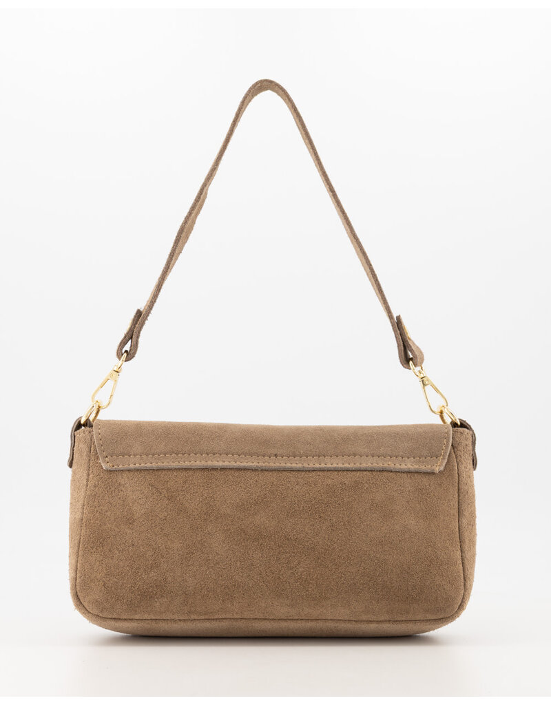 Feel Fashion Feel Tas Zira Suede Taupe
