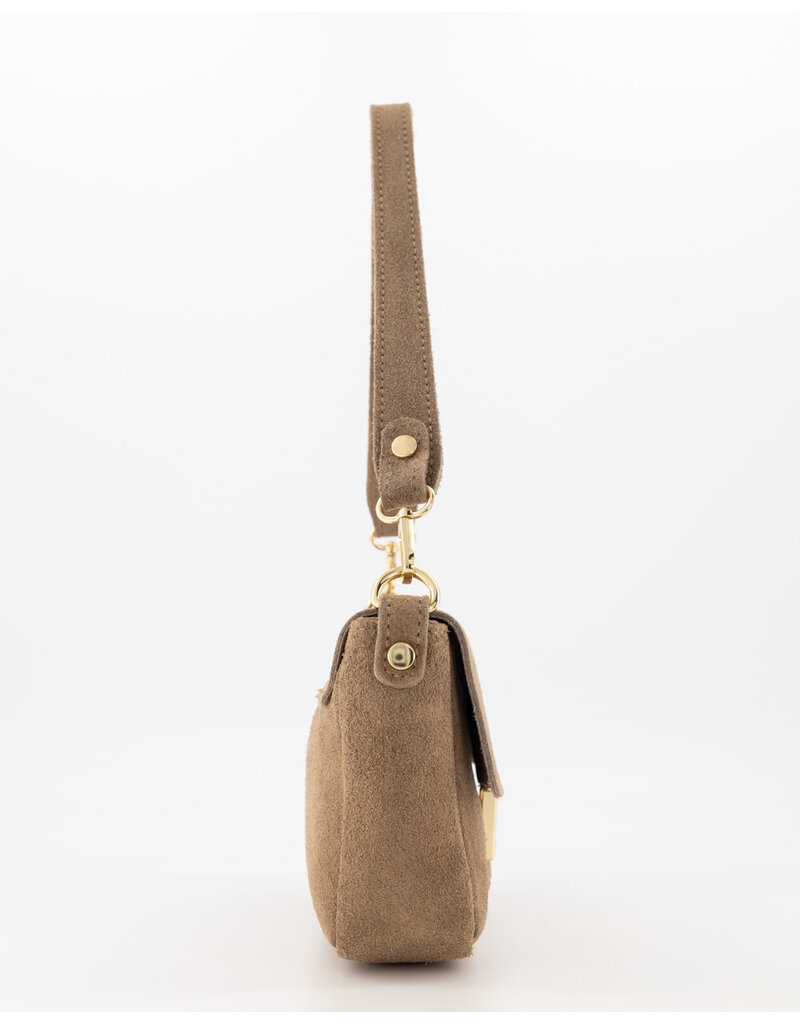 Feel Fashion Feel Tas Zira Suede Taupe