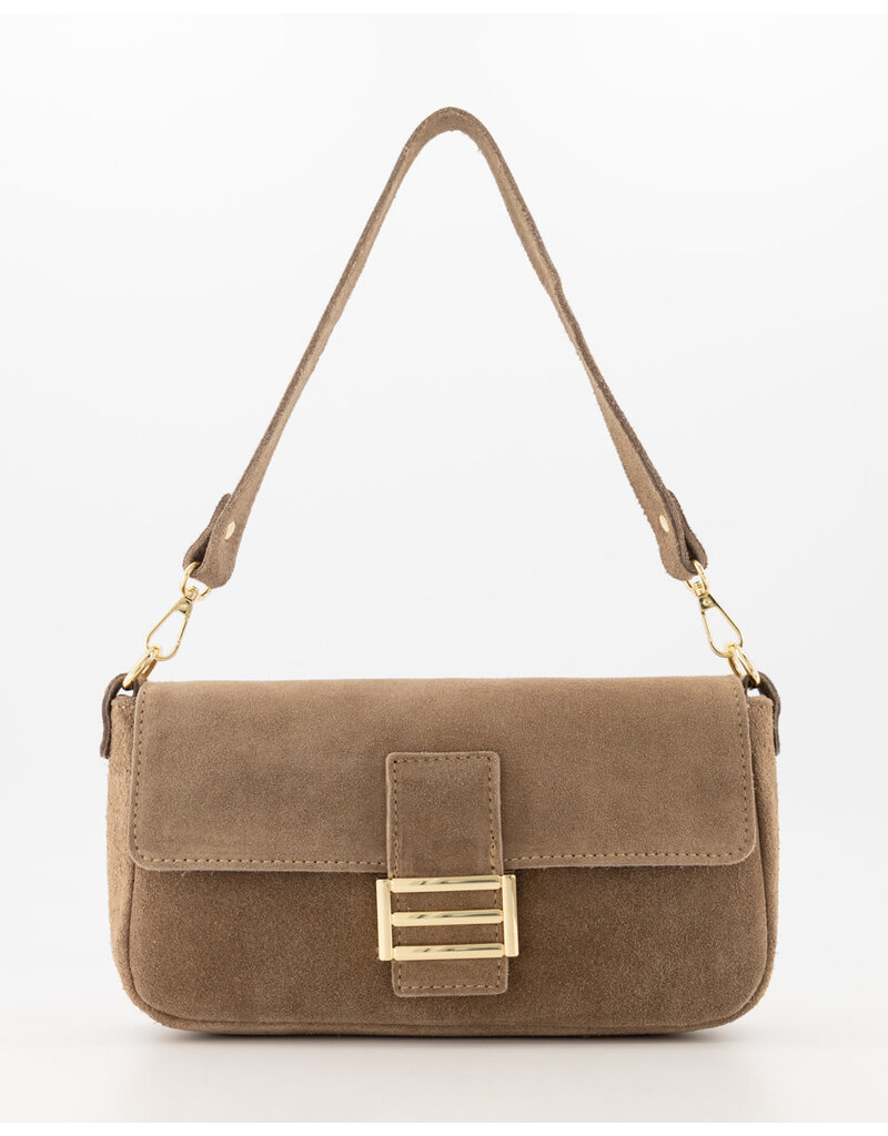 Feel Fashion Feel Tas Zira Suede Taupe
