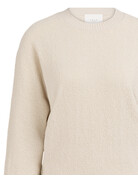 Yaya Yaya Batwing sweater rib details  Kit Beige