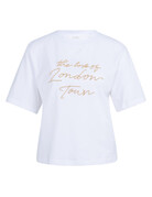 Yaya Yaya T-shirt Flock Print Reed/Yellow des.