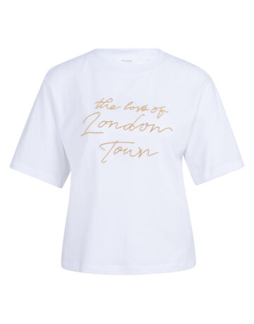 Yaya Yaya T-shirt Flock Print Reed/Yellow des.