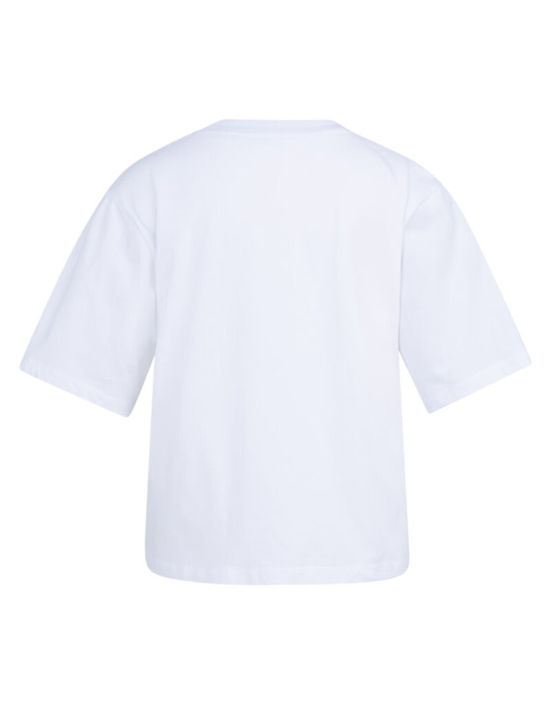 Yaya Yaya T-shirt Flock Print Reed/Yellow des.