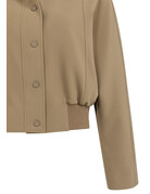 Yaya Yaya Oversized Jack Short Rib cuff Khaki Green