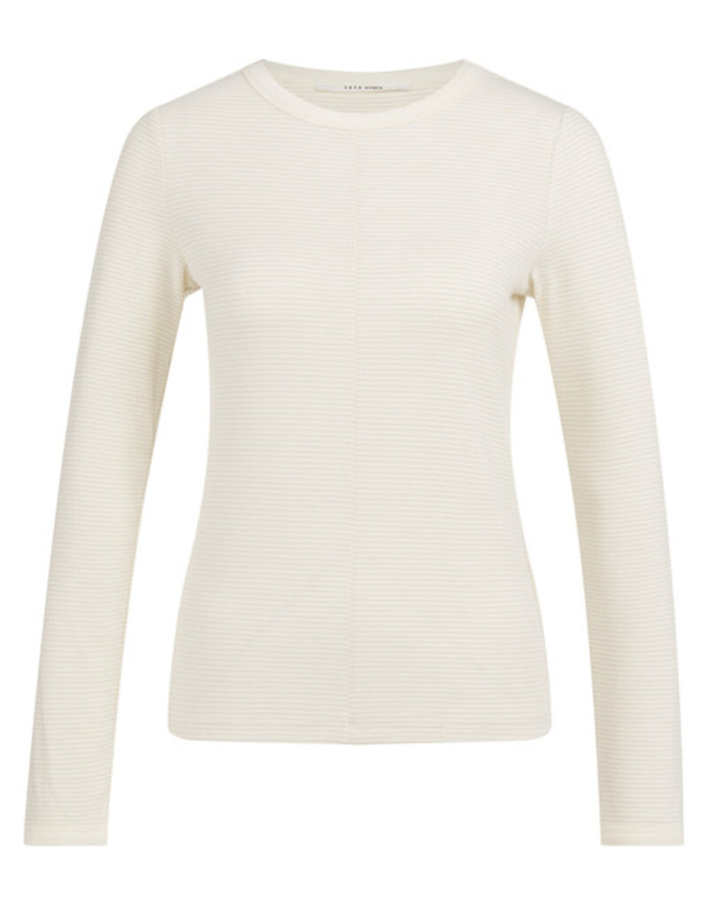 Yaya Yaya LS Stripe Kit Beige Top