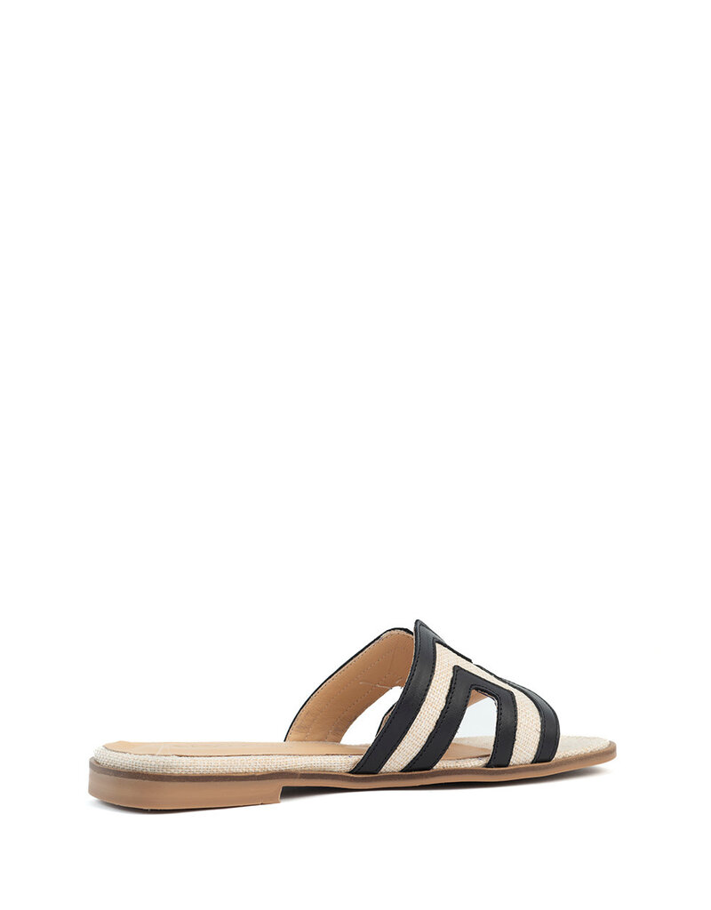 Babouche Babouche Elly Black Beige