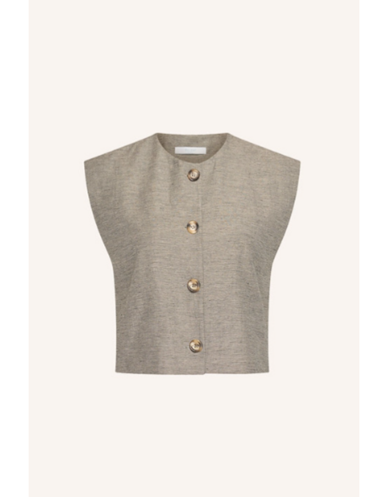 By-Bar By-Bar Nori Gilet Charcaol Mel.