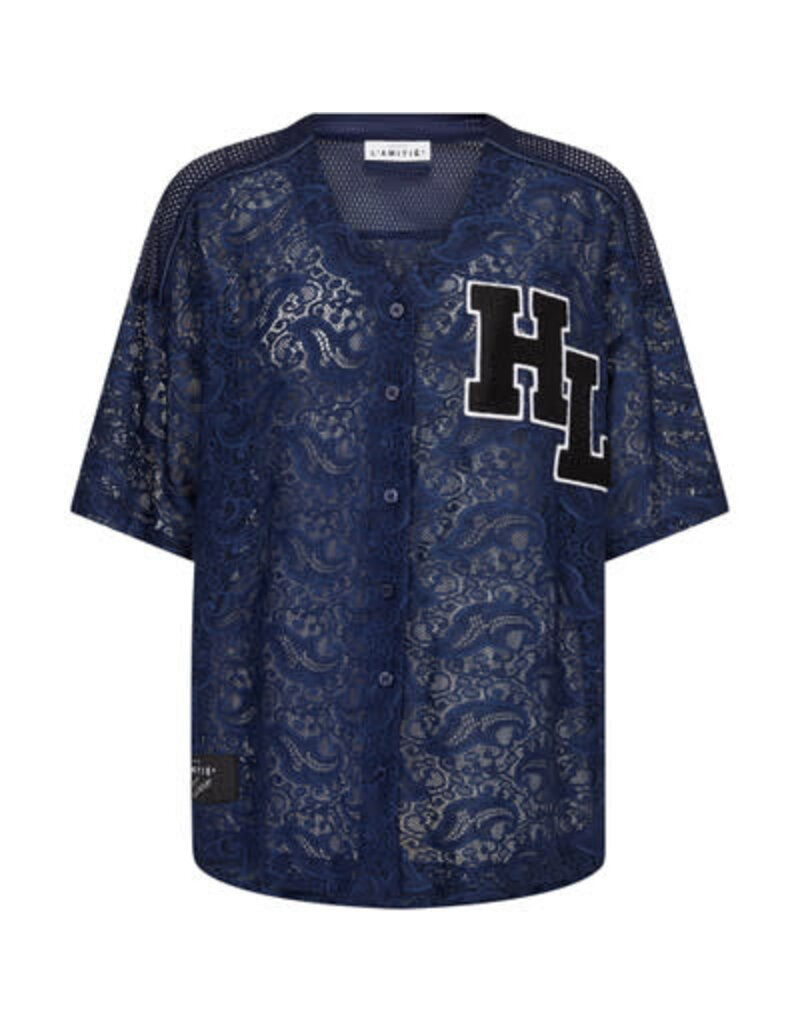 Haute L' Amitié HL Court Lace Tee Navy