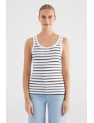 COJ Denim COJ Olivia Stripe Wit/Navy