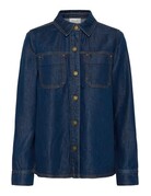 MEW MWAnn Boxy Shirt D.Blue
