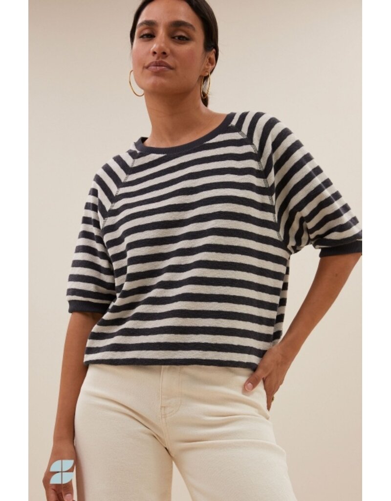 By-Bar By-Bar Neva Stripe Top Black
