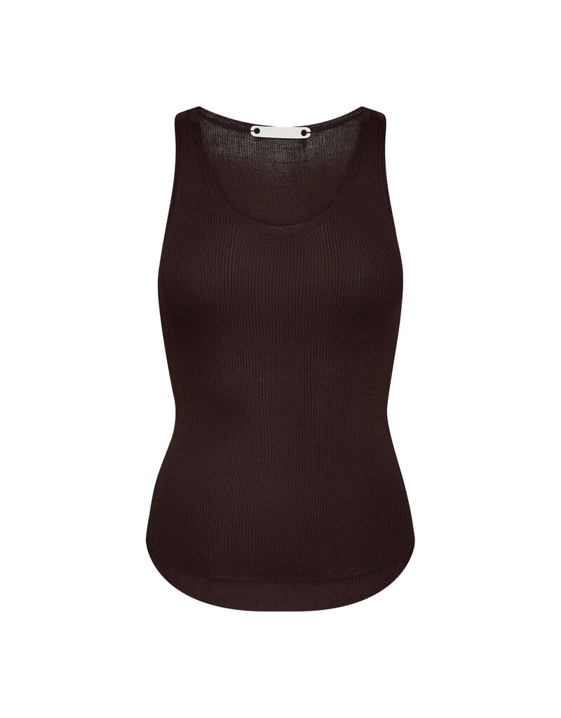 Co'Couture Claire Top D.Brown