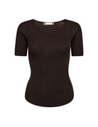 Co'Couture Claire Tee D.Brown