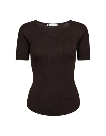 Co'Couture Claire Tee D.Brown