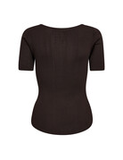 Co'Couture Claire Tee D.Brown