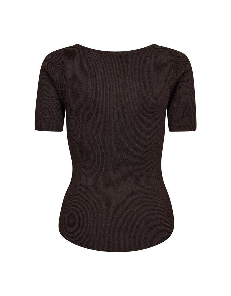 Co'Couture Claire Tee D.Brown