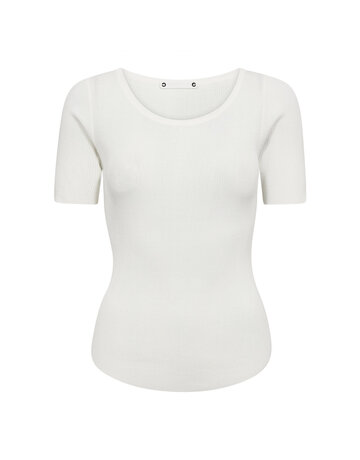 Co'Couture Claire Tee O.White