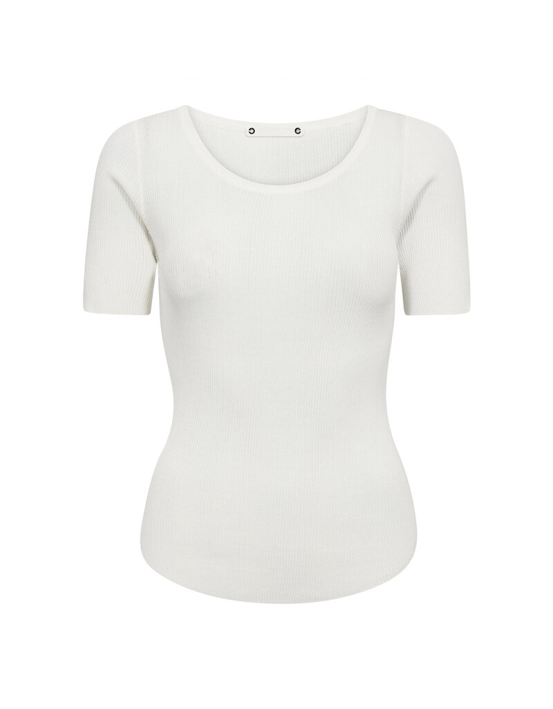Co'Couture Claire Tee O.White