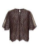 Co' Couture Co'Couture Leti Lace Blouse D.Brown