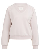 Yaya Yaya Sw. V-hals rib  Gray Lila