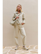 Yaya Barrel jeans DNM Beige