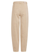 Yaya Barrel jeans DNM Beige