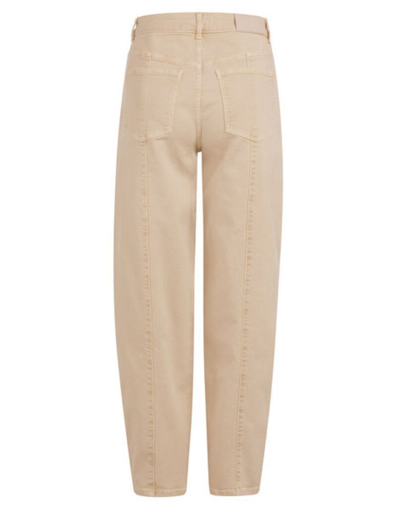 Yaya Barrel jeans DNM Beige