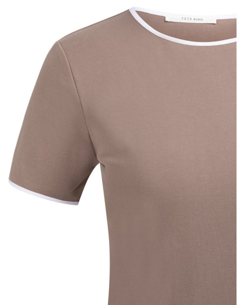 Yaya Yaya T-Shirt Taupe/Bruin Bies