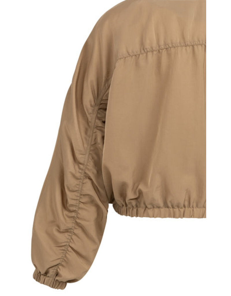 Yaya Yaya Jack kort Oversized Tan Brown