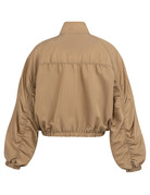 Yaya Yaya Jack kort Oversized Tan Brown