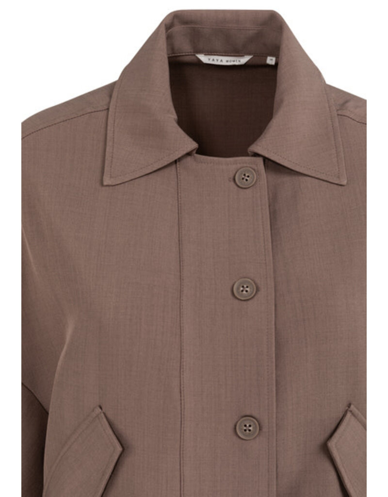 Yaya Yaya Blouse Taupe Brown