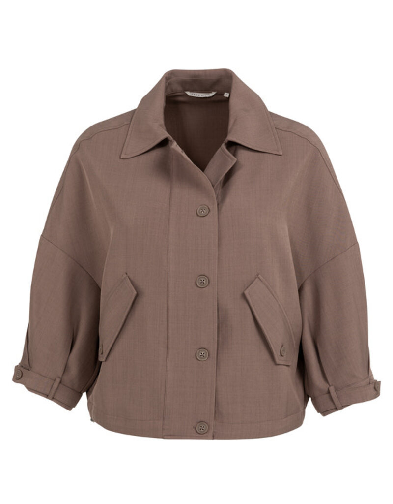 Yaya Yaya Blouse Taupe Brown