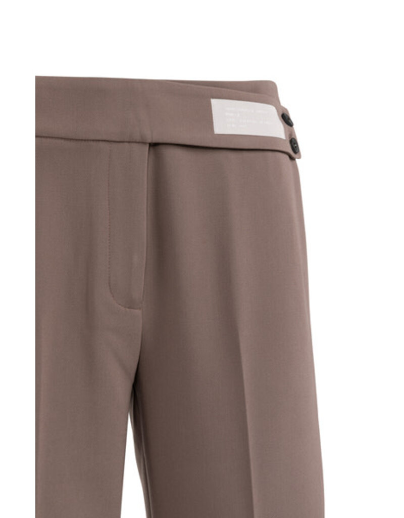 Yaya Yaya Pant. A-sym band Taupe Brown